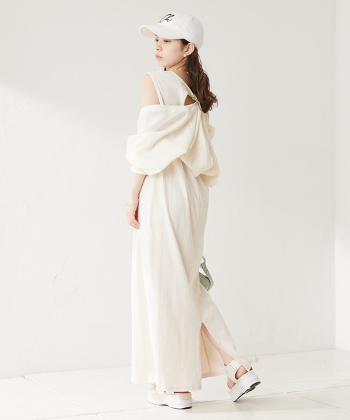 Chico（チコ） ワンピース カットタンクワンピース+ シアーボレロSET