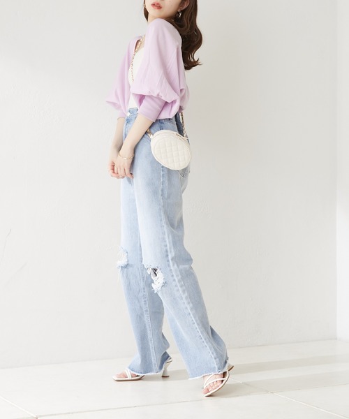 Chico（チコ） ワンピース カットタンクワンピース+ シアーボレロSET