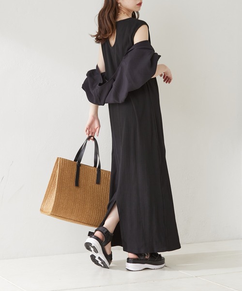 Chico（チコ） ワンピース カットタンクワンピース+ シアーボレロSET