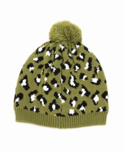 Casselini（キャセリーニ） ニット帽 ニットキャップ 柄ニットポンポン