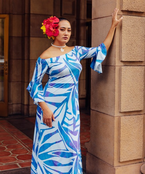 Maunaloa（マウナロア） ドレス 「Maunaloa」Ocean Blue Bird ティア