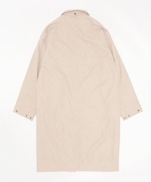 【新品】シャークスキン4WAYロングコート/ベージュ 新品】シャークスキン4WAYロングコート/ベージュ