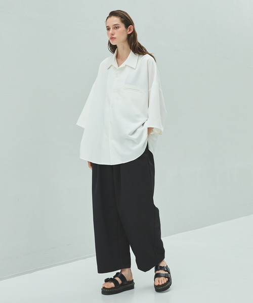 cussil パンツ 「cussil/クシル」ドレスツイル リラックス2