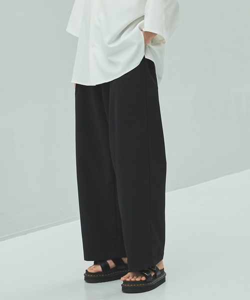 cussil パンツ 「cussil/クシル」ドレスツイル リラックス2