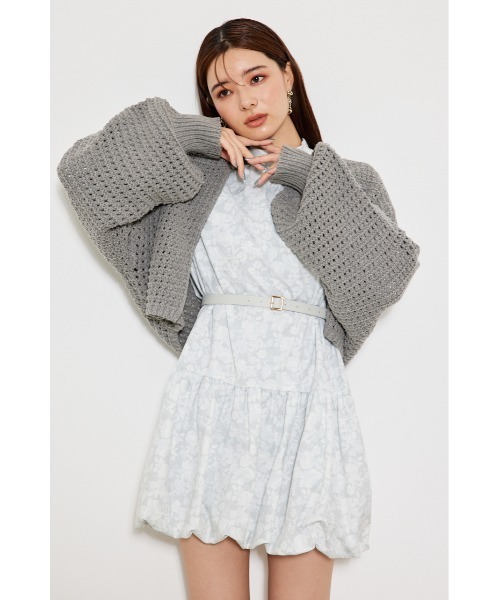 rienda カーディガン ラフニットカーディガン 春服 レディース