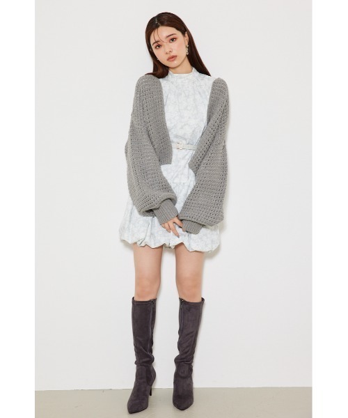 激安店舗 rienda カーディガン レディース 春服 ラフニットカーディガン トップス