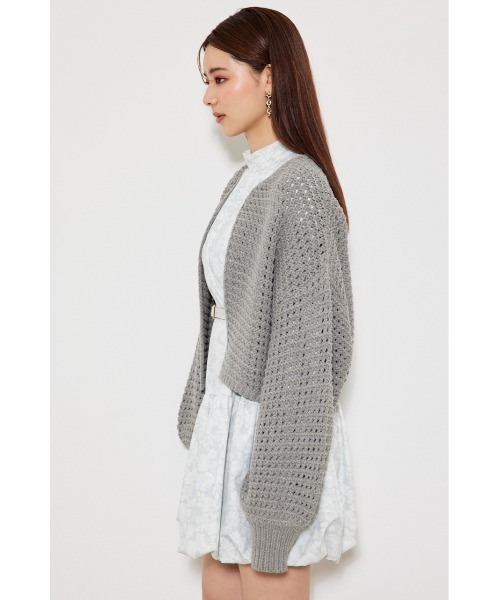 rienda カーディガン ラフニットカーディガン 春服 レディース