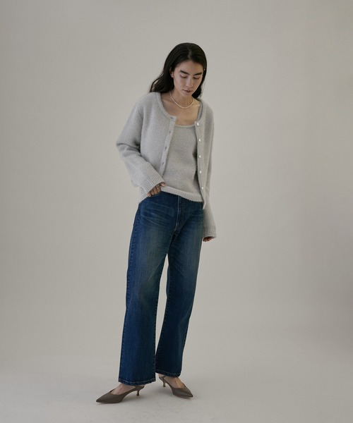 SALON adam et rope' キャミソール 「WEB限定」ラメニット
