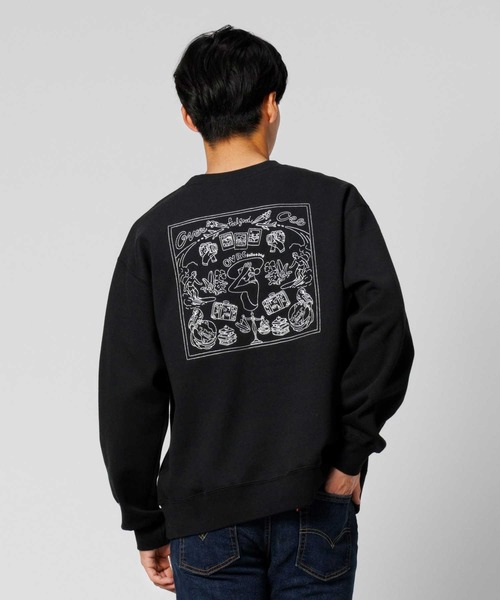 Right-on トレーナー スウェット BACK EMBROSWEATSHIRT メンズ
