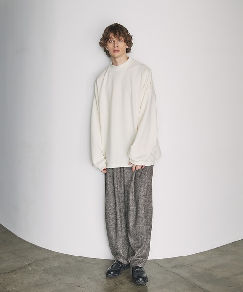 CTHY tシャツ 「吸湿発熱加工＆吸水速乾加工」ポンチモックネックロンT