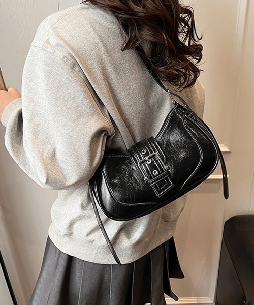 miniministore ハンドバッグ ホーボーバッグ 韓国 ハーフムーンバッグ  