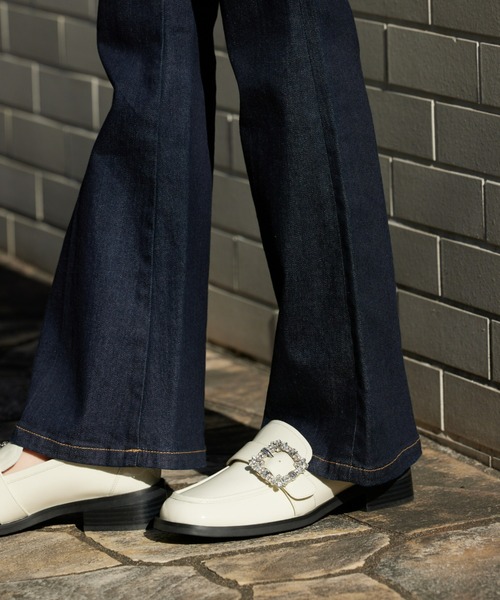 STACCATO ローファー エリットバックルローファー レディース