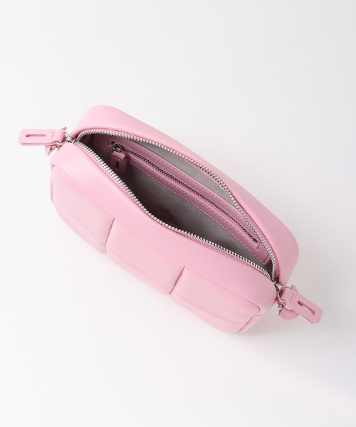 極美品 ADD CULUMN PUFF - BOSTON W 2WAY ピンク ADD CULUMN ショルダーバッグ バッグ 「ADD CULUMN/アドカラム