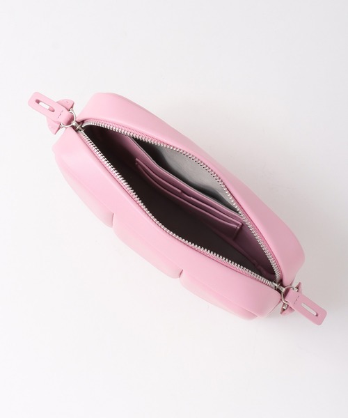 極美品 ADD CULUMN PUFF - BOSTON W 2WAY ピンク ADD CULUMN ショルダーバッグ バッグ 「ADD CULUMN/アドカラム