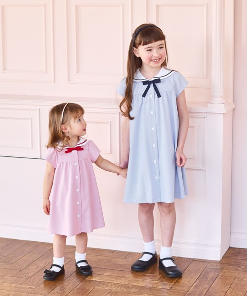9238.【極美品】CHOPIN フォーマル セーラー ワンピース3点150cm CHOPIN（ショパン） ワンピース 「接触冷感」「BABY」セーラーAライン