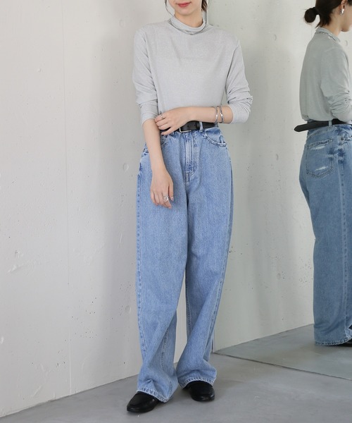 【完売品】sheller シアー　ライン　トップス sheer line tops – shéller / シェリエ