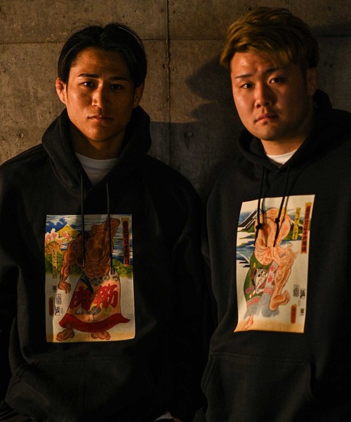 THREE TIDES TATTOO/ジップパーカー/S/コットン/BEG/カモフラ HOMEGAME tシャツ × グラップラー刃牙 パンクラス THREE TIDES