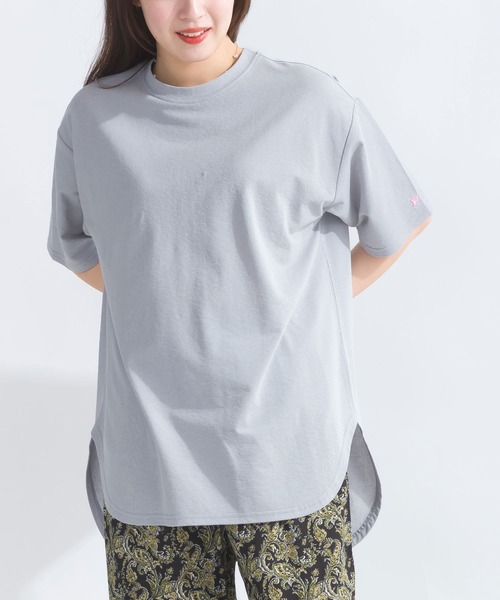 tシャツ スラブ地ビッグTシャツ レディース