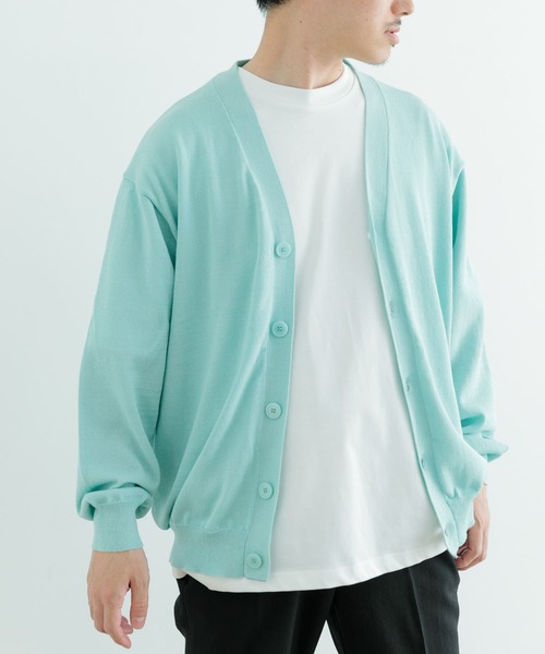 ITEMS URBANRESEARCH カーディガン ハイゲージ天竺ニット メンズ
