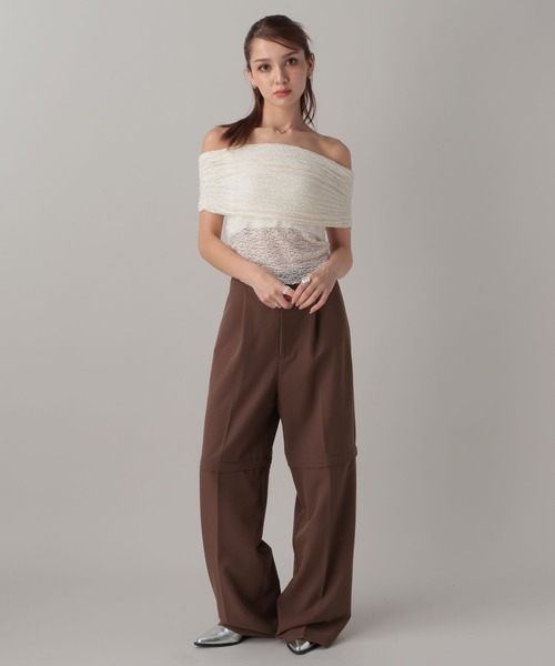 FOREVER21 スラックス パンツ 「2024FW」2WAYルーズスラックス