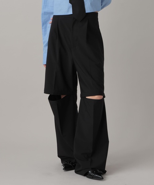 FOREVER21 スラックス パンツ 「2024FW」2WAYルーズスラックス
