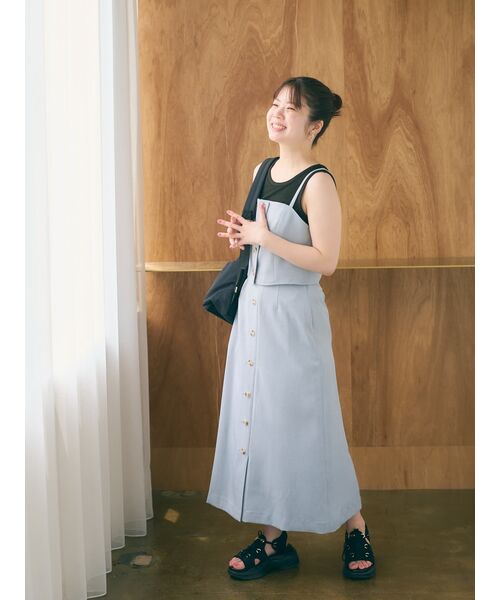 ヒナ  COHINA（コヒナ） ワンピース ビスチェ×ナロースカートセットアップ