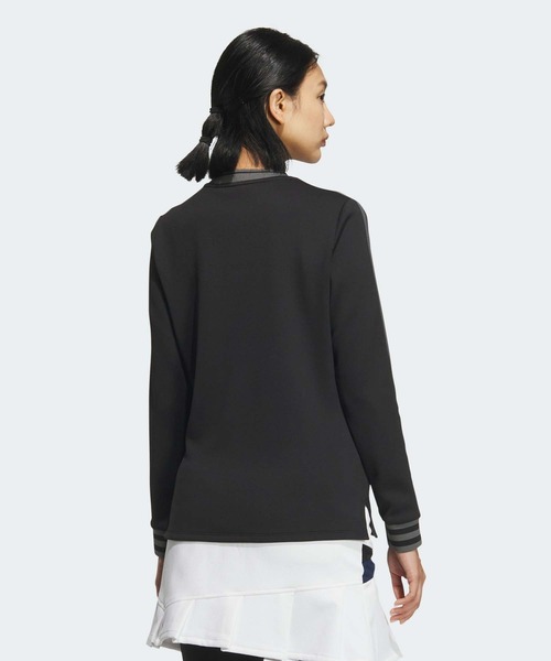 adidas tシャツ 保温 スリーストライプス モックネック 長袖