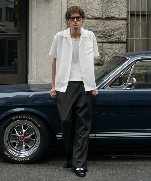 LURAKU スラックス 「LURAKU」One tuck straight slacks / 1タック LURAKU スラックス 「LURAKU」One tuck straight slacks / 1タック
