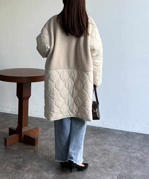 Chez toi（シェトワ） コート アウター 「超軽量！重さ650g」ボア