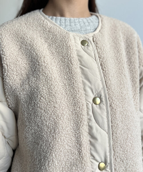 Chez toi（シェトワ） コート アウター 「超軽量！重さ650g」ボア