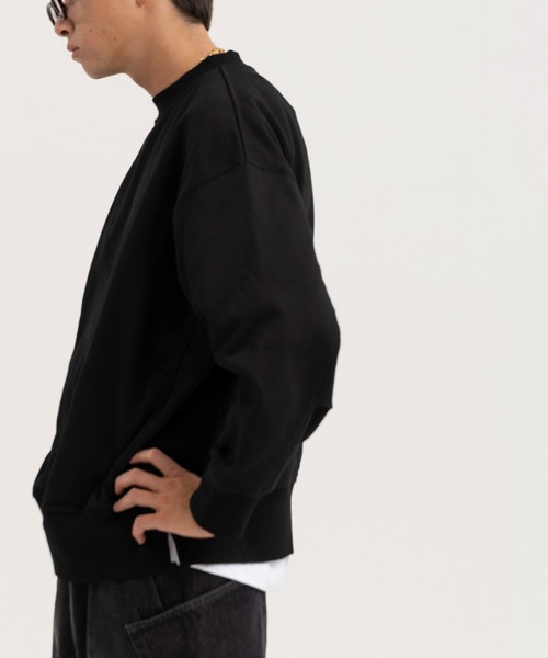 Nan2Mo トレーナー　ホワイト Nanmo. トレーナー スウェット OVER SIZE SWEAT PULLOVER