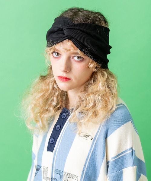 ankoROCK ヘアバンド an meets zakka ストレッチコットンリブ