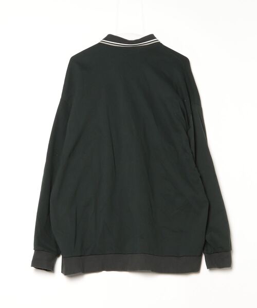 FRED PERRY」 長袖ポロシャツ LARGE グリーン系その他 メンズ 