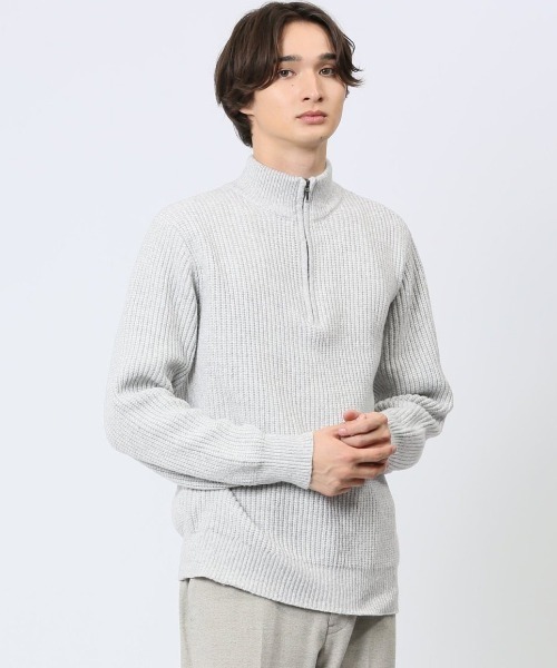 TAKA-Q（タカキュー） セーター ニット 「マシンウォッシャブル」畦