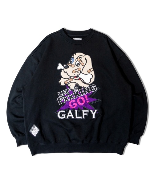 AVAM × GALFY スウェット ブラック AVAM×GALFY×ゲキクロ限定コラボ・アイテムが好評につき