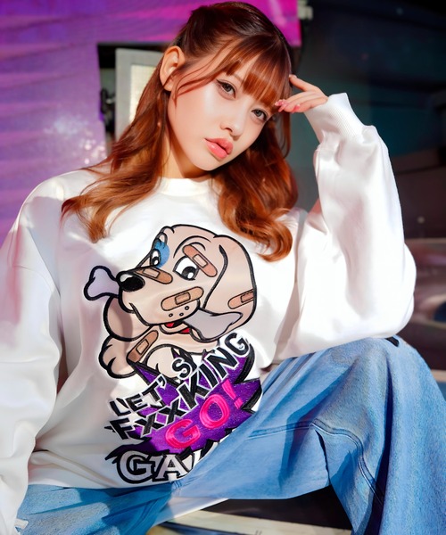 さくめ ガルフィー スウェット A'GEM/9 × .kom 『GALFY/ガルフィー』 小暮スウェット セレクト