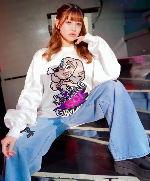 GALFY トレーナー スウェット GA×GALFY-別注GOGO!スウェット