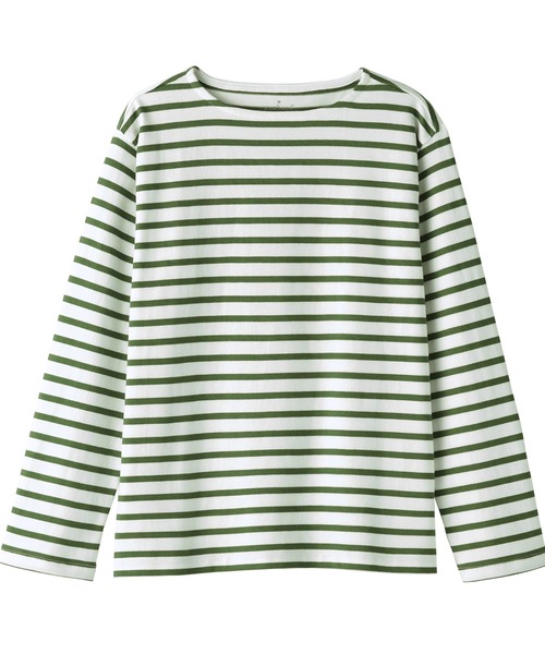 美良品
ON.YO.NE
オンヨネ ウエア 上下 無印良品 tシャツ 婦人 太番手ボートネック長袖Tシャツ