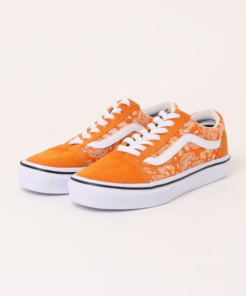 Vans WTYUA オレンジ スニーカー VANS バンズ スニーカー AUTHENTIC ORANGE TIGER TRUE WHITE