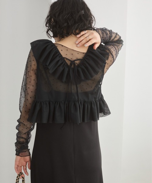 未使用級 Uhr キャミソールボリュームドレス キャミワンピース 未使用級 Uhr キャミソールボリュームドレス キャミワンピース