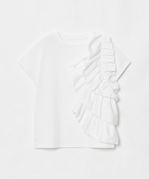 LOULOU WILLOUGHBY tシャツ 「LOULOU WILLOUGHBY」ギャザー