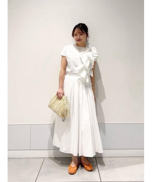 LOULOU WILLOUGHBY tシャツ 「LOULOU WILLOUGHBY」ギャザー