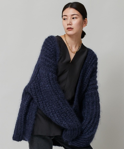 Curensology（カレンソロジー） ニットカーディガン FREE ブルー