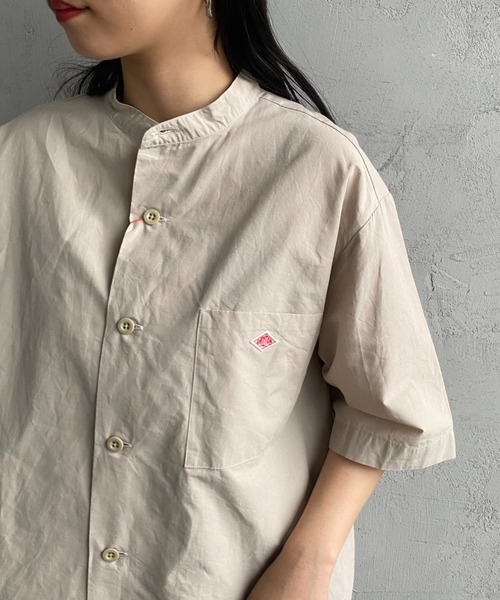 Danton 「DANTON」 半袖ブラウス 38 アイボリー レディース