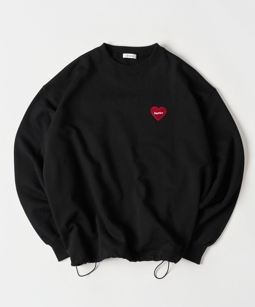 ONCILY（オンシェリー） トレーナー スウェット HEART LOGO DRAW CODE
