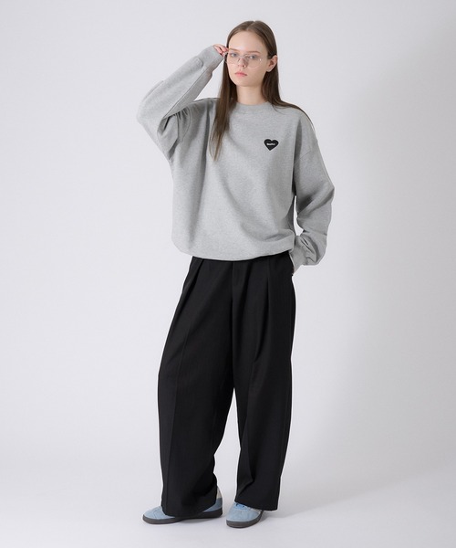 ONCILY トレーナー スウェット HEART LOGO DRAW CODE SWEAT