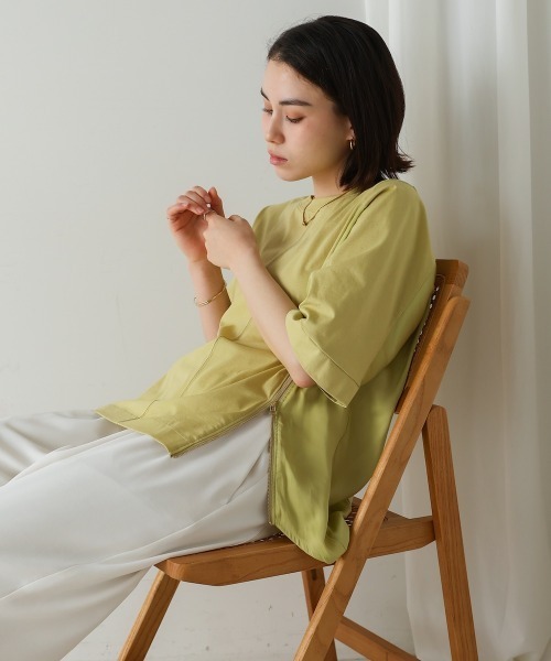 シンメ/SINME/Vネックオープンシャツワンピース/ベージュ/板谷由夏 SINME(シンメ)のVネックオールインワン通販 | 集英社HAPPY PLUS