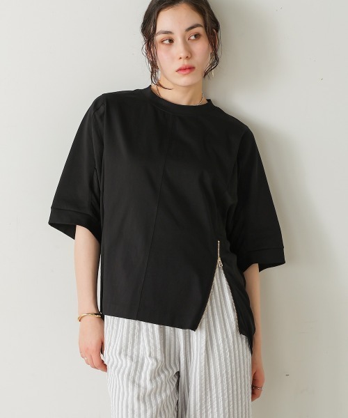 完売！SINMEシンメ   Uネックトップス　¥27,500  タグ付き シンメ（サイズ（S/M/L）：M）のおすすめ人気商品一覧 通販