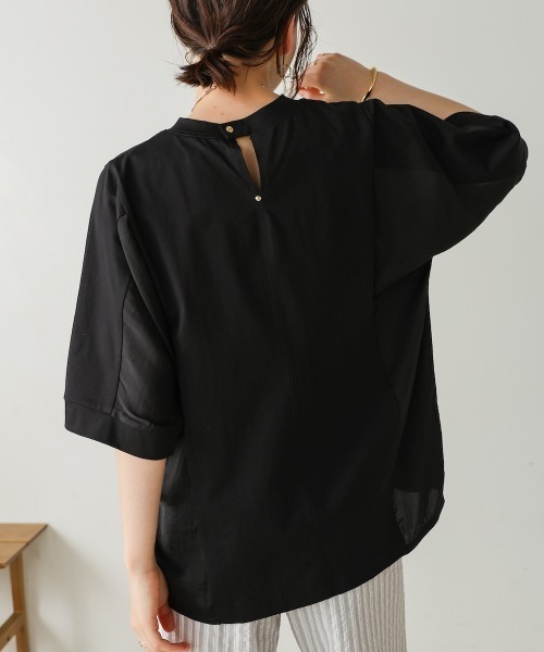 完売！SINMEシンメ   Uネックトップス　¥27,500  タグ付き K18YG ペンダントトップ ＜petit usagi SHINSUKE KAWAHARA for