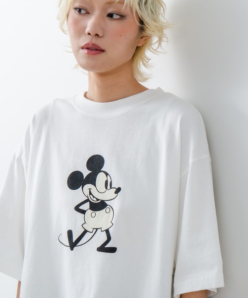 DISCUS tシャツ 「DISCUS/ディスカス×Disney/ディズニー」グラフィック